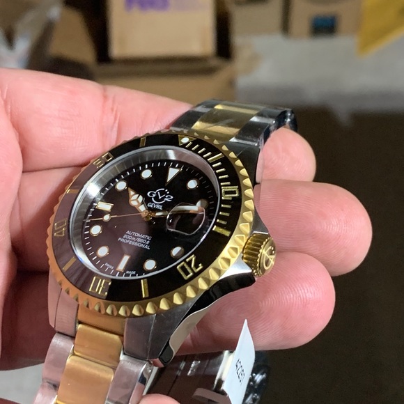 Gv2 By Gevril Watch Liguria Automatic Black Dial - Picture 9 of 12